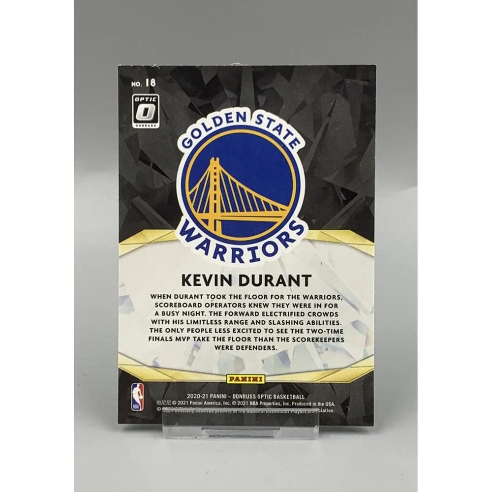 2020-21 Panini Donruss Optic - Winner Stays #18 Kevin Durant‎ Golden State